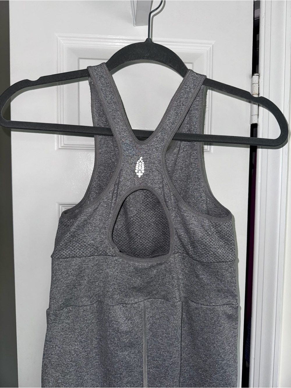 Free People Movement Every Single Time Runsie Gray Romper M/L - Picture 9 of 11